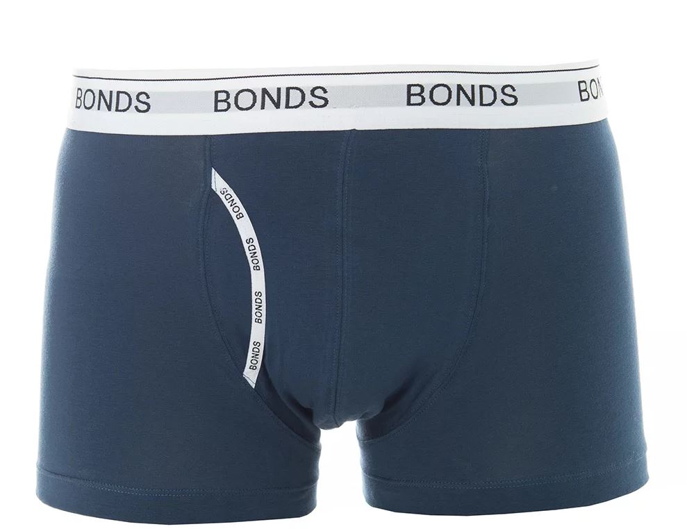 15 Pack Mens Bonds Guyfront Trunks Navy/White - Buy Now!