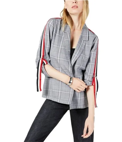 28 Womens Striped Sleeve Blazer Jacket