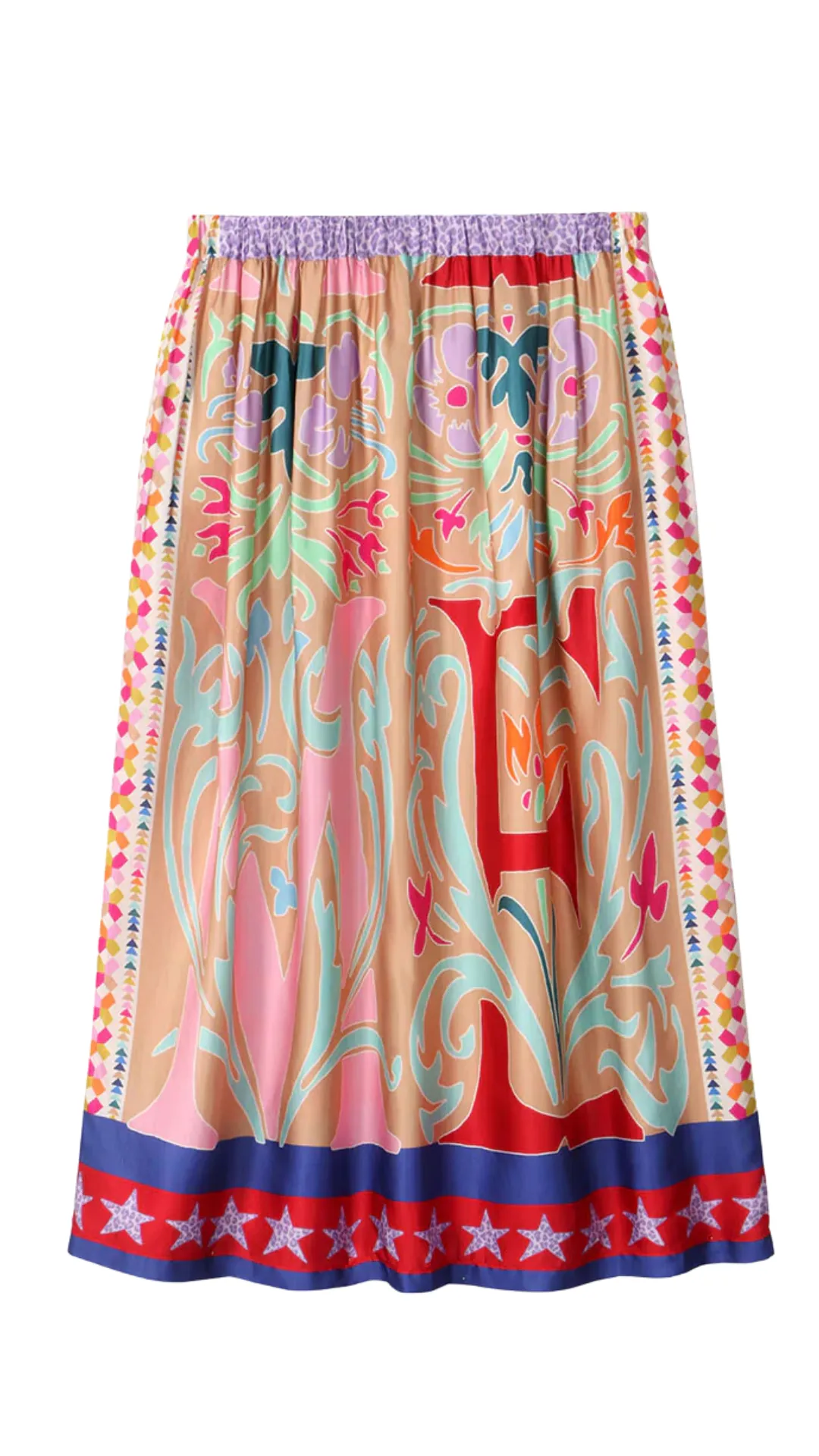 Unique 326 Joy Printed Skirt - XSS