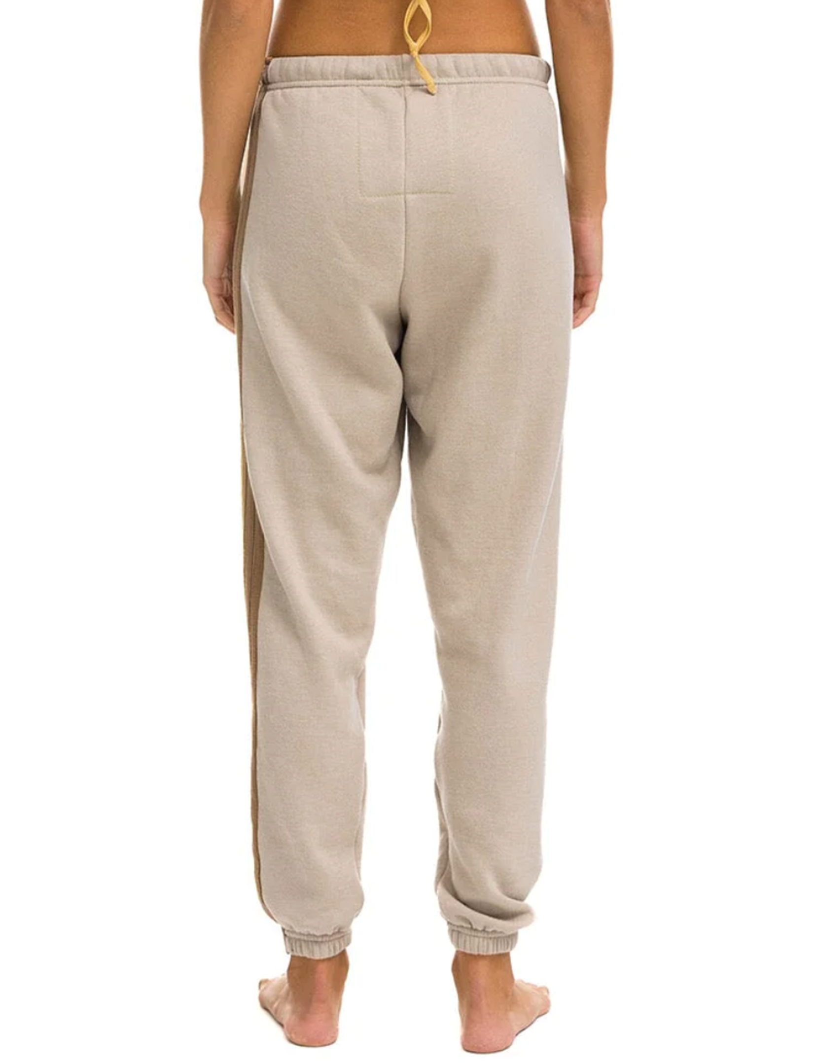 5 Stripe Women's Sweatpants, Sand/Tan - Shop Now!