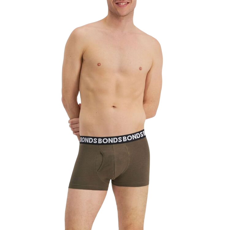 6-Pack of X Bonds Men's Everyday Trunks - Cotton Leaf Print