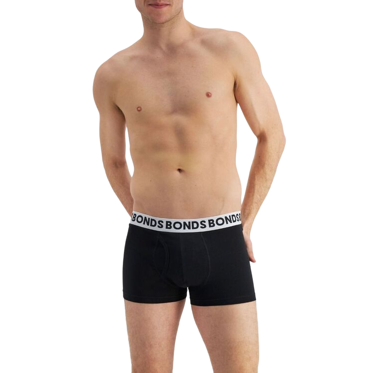 6-Pack of X Bonds Men's Everyday Trunks - Cotton Leaf Print