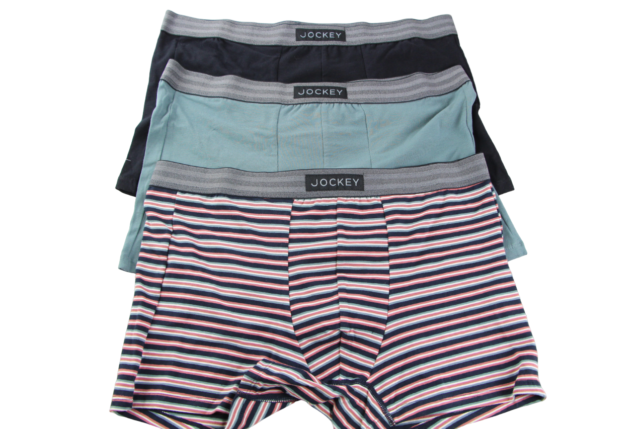 9 Pairs of Mens Jockey Comfort Classics Cotton Trunks A39