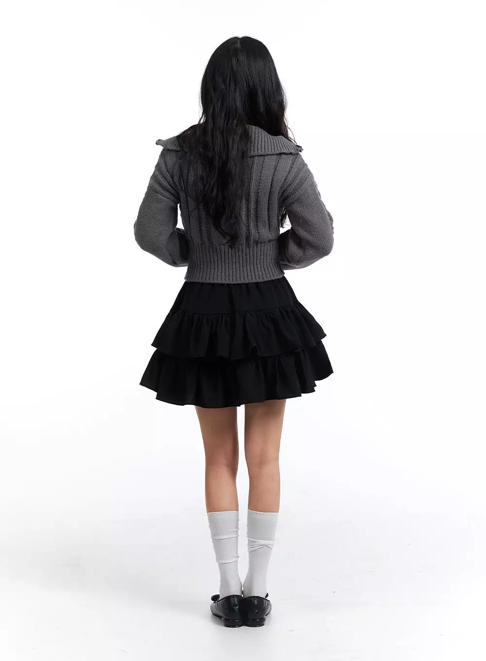 A-Line Layered Frill Mini Skirt OJ426 - Shop Now!