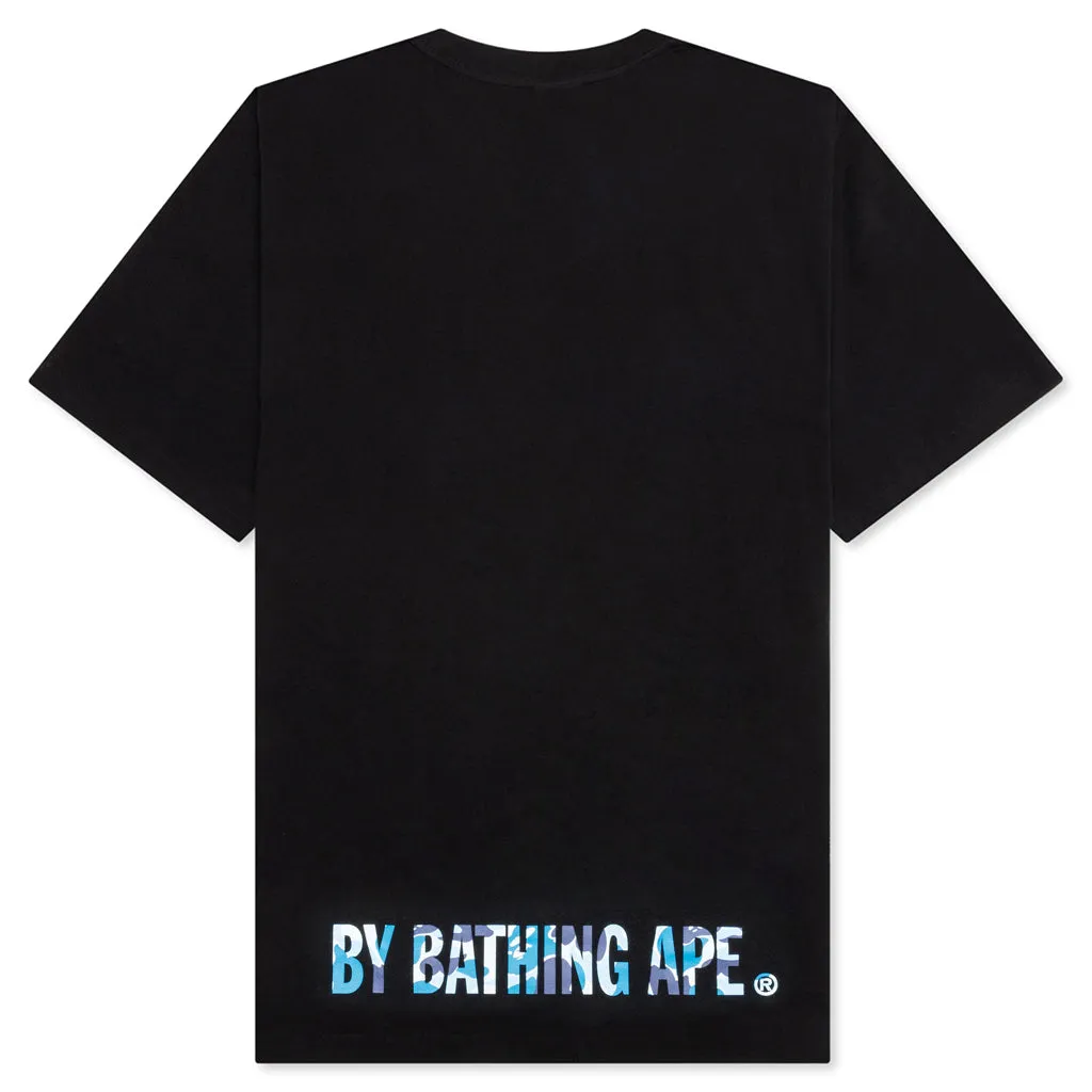 ABC Camo Ape Face Tee in Black and Blue