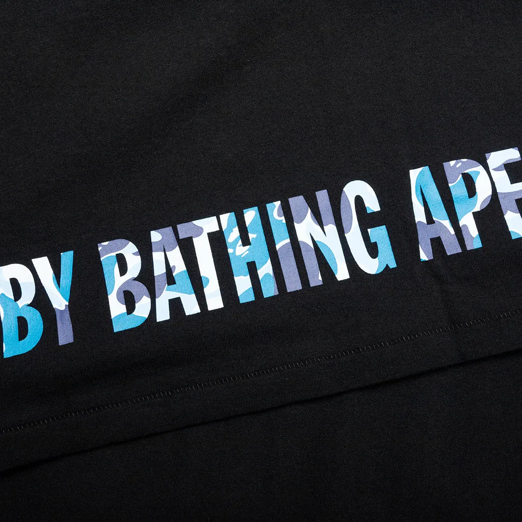 ABC Camo Ape Face Tee in Black and Blue