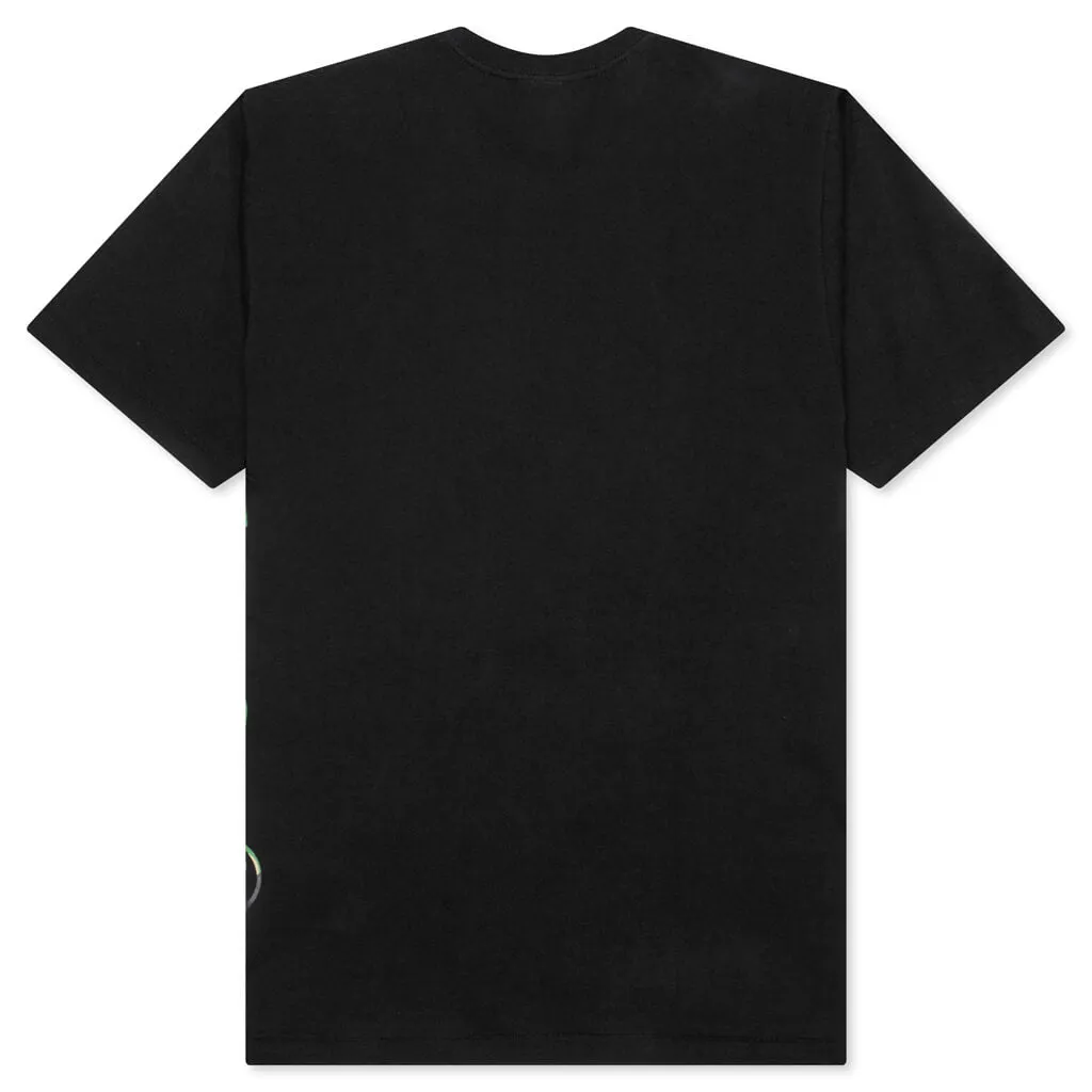 Abc Camo Side Big Ape Head T-Shirt Black Green