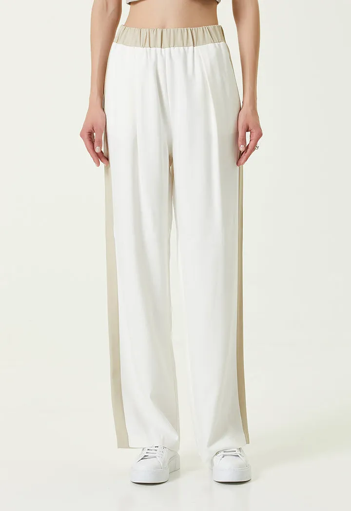 Academia White Side Striped Trousers