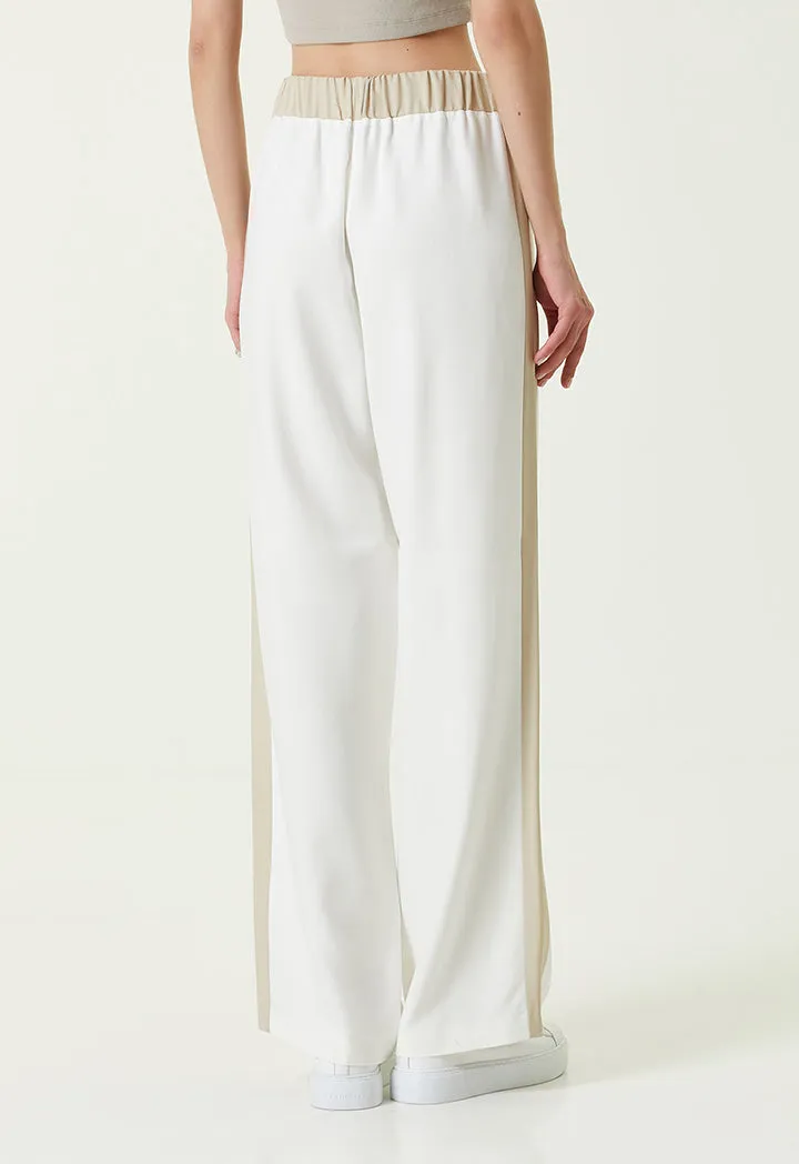 Academia White Side Striped Trousers