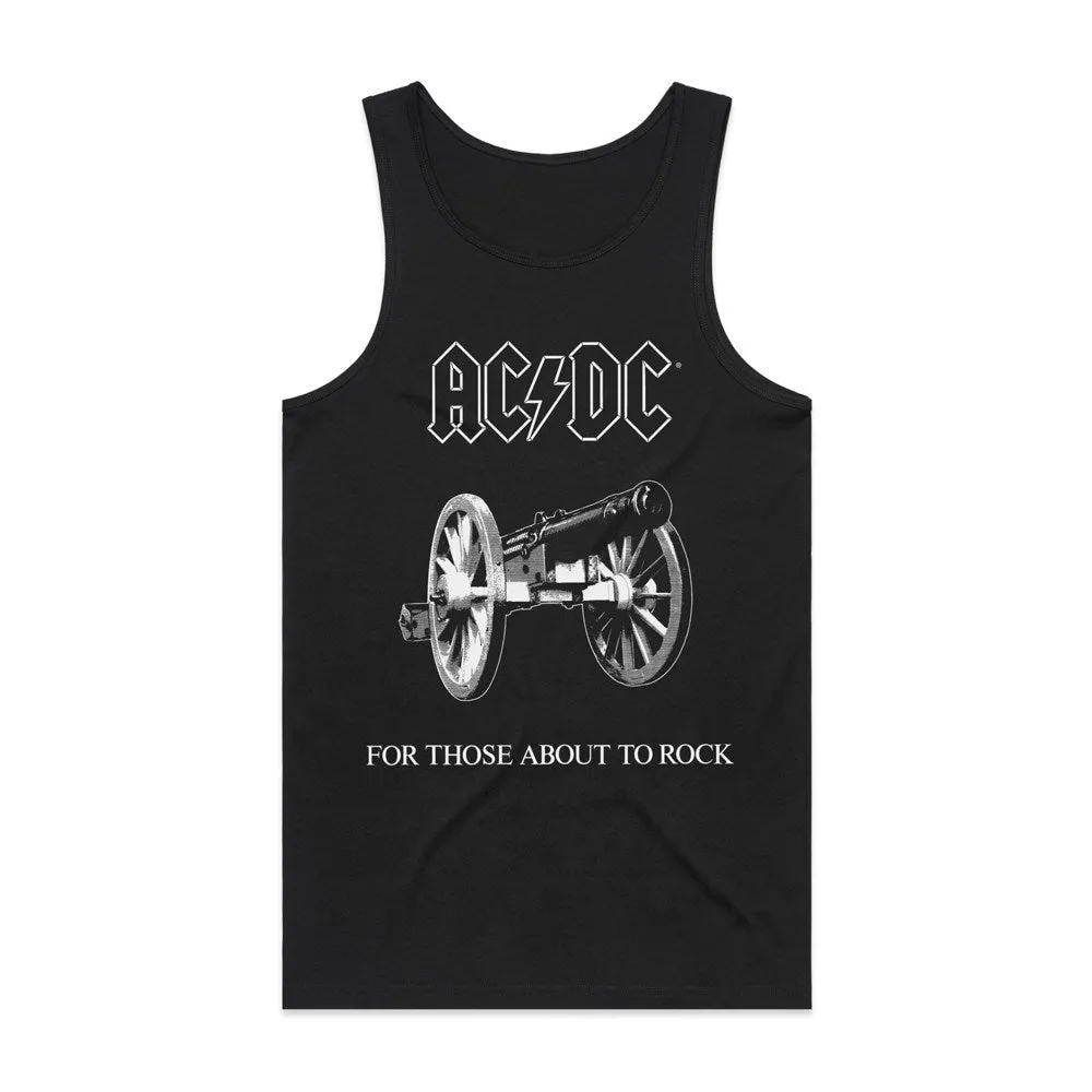 AC/DC Black Tank - Ready to Rock the Stage