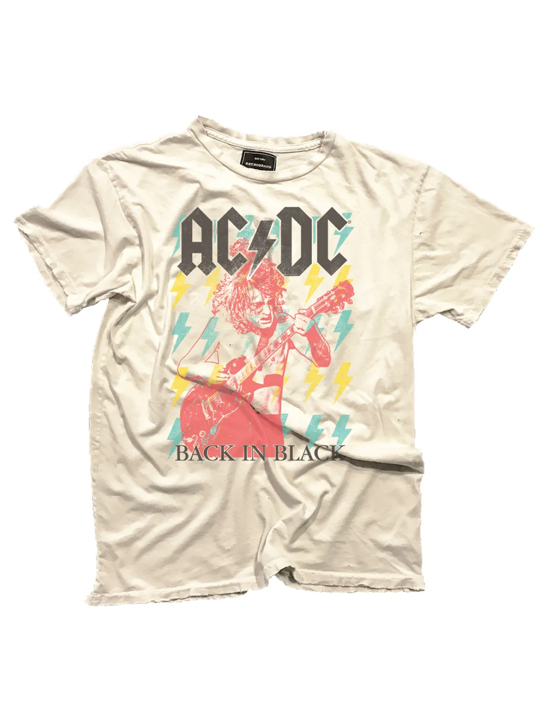 ACDC T-shirt - Vintage White