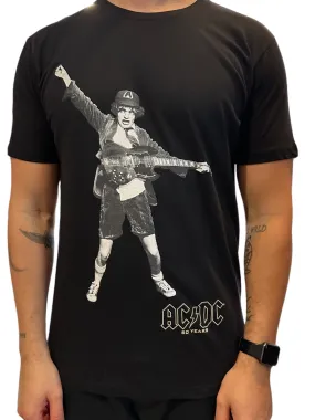 AC/DC Unisex T-Shirt, 50th Anniversary Back Print, Official Merchandise