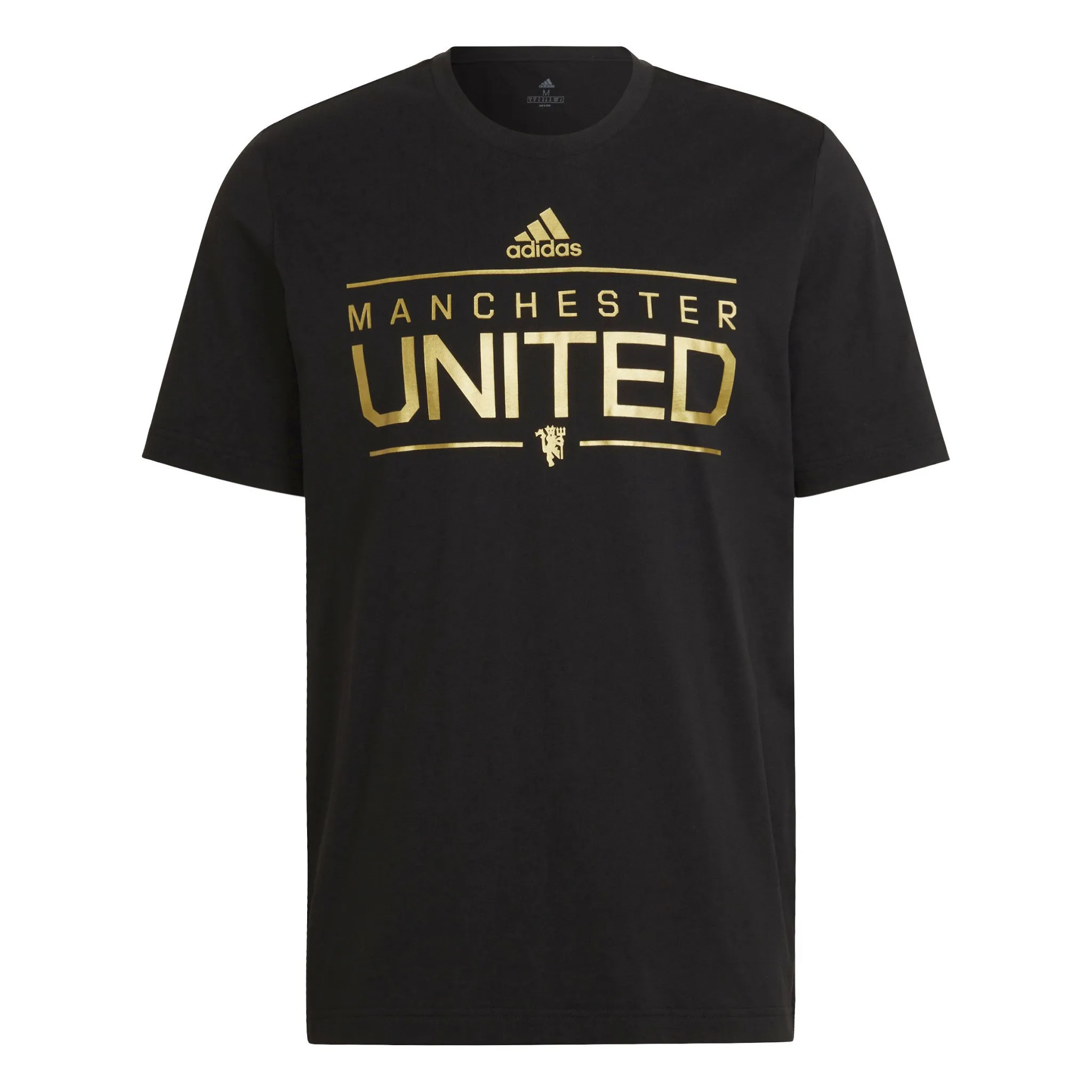 Adidas Manchester United 21/22 Graphic Tee in Black