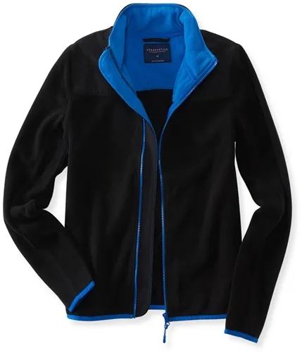 Aeropostale Women's Fleece Jacket - Solid Full-Zip