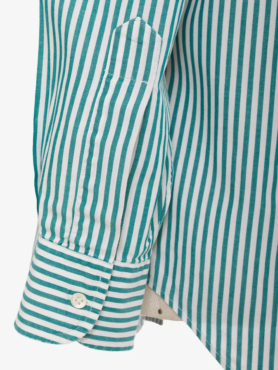 Alberto Aspesi Men's Striped Cotton Shirt