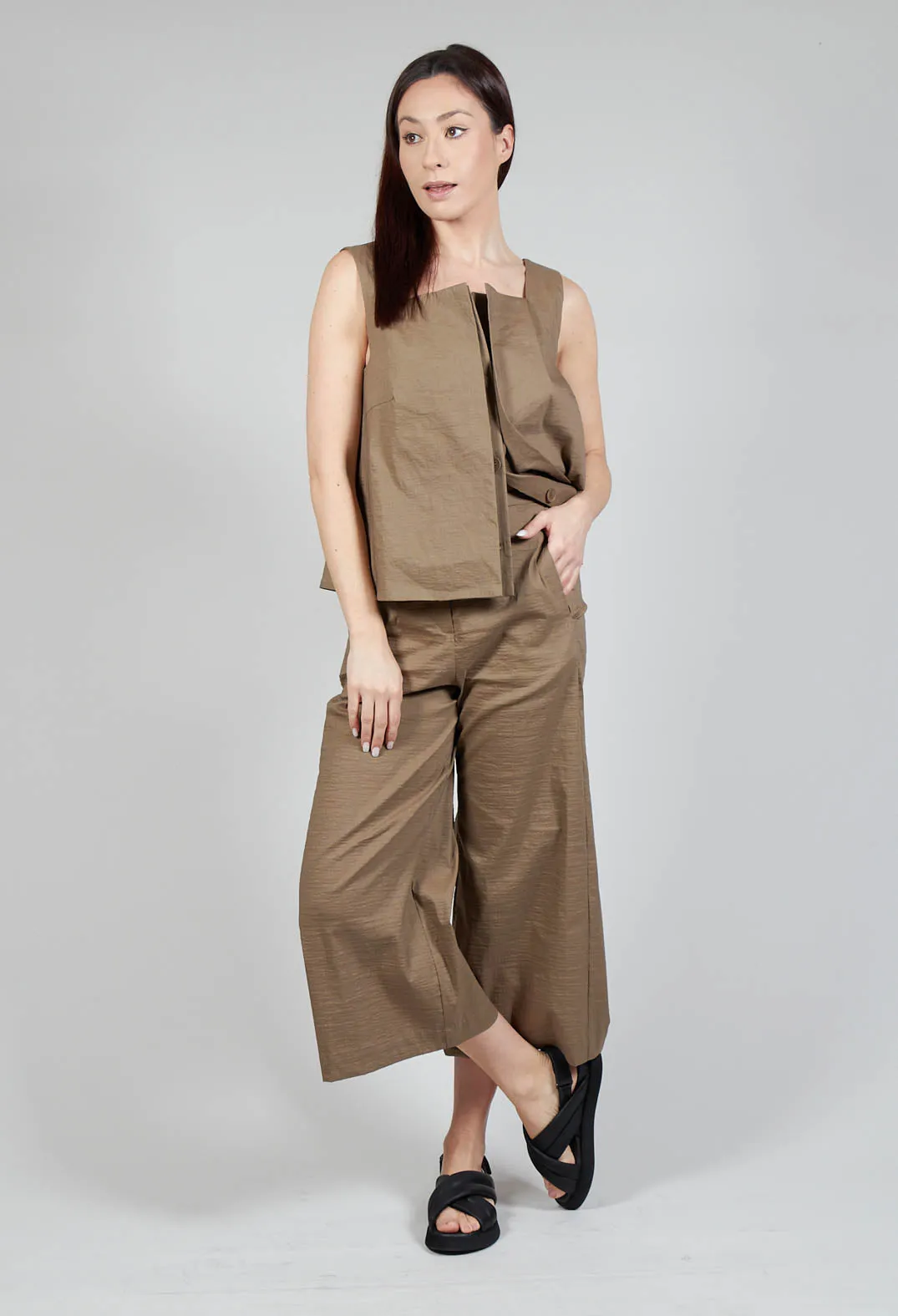 Khaki Alina Pants