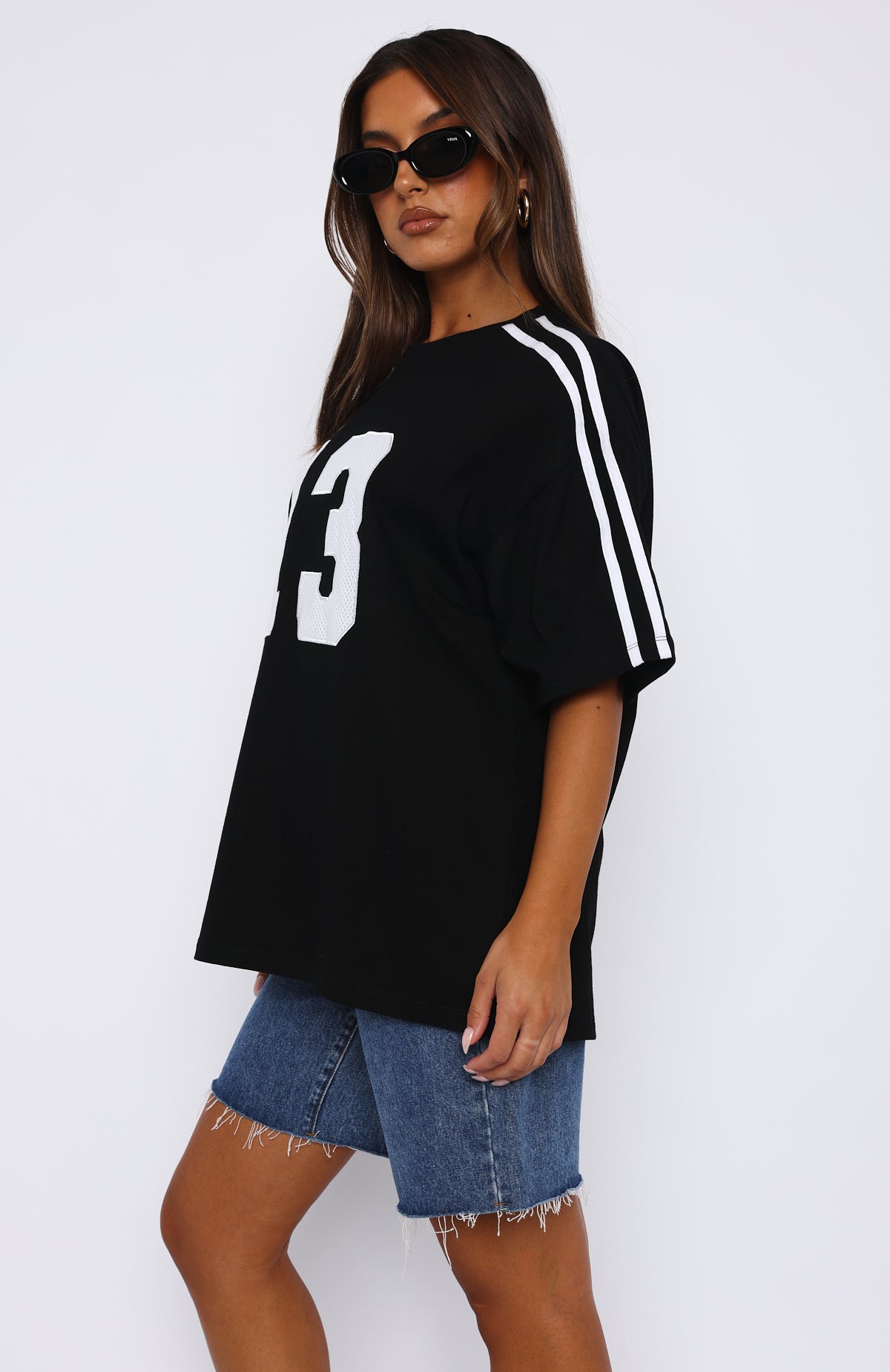 Always Statement Oversized Tee Black