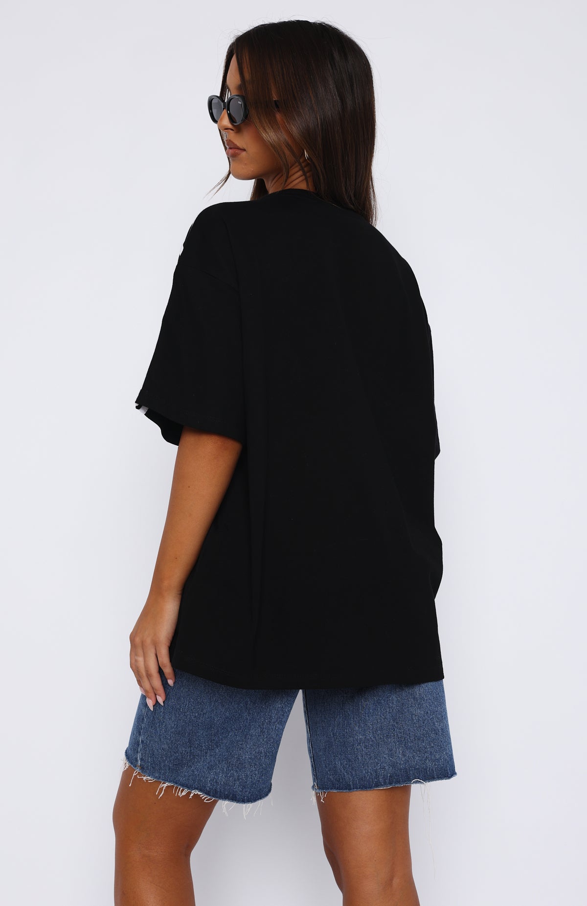 Always Statement Oversized Tee Black