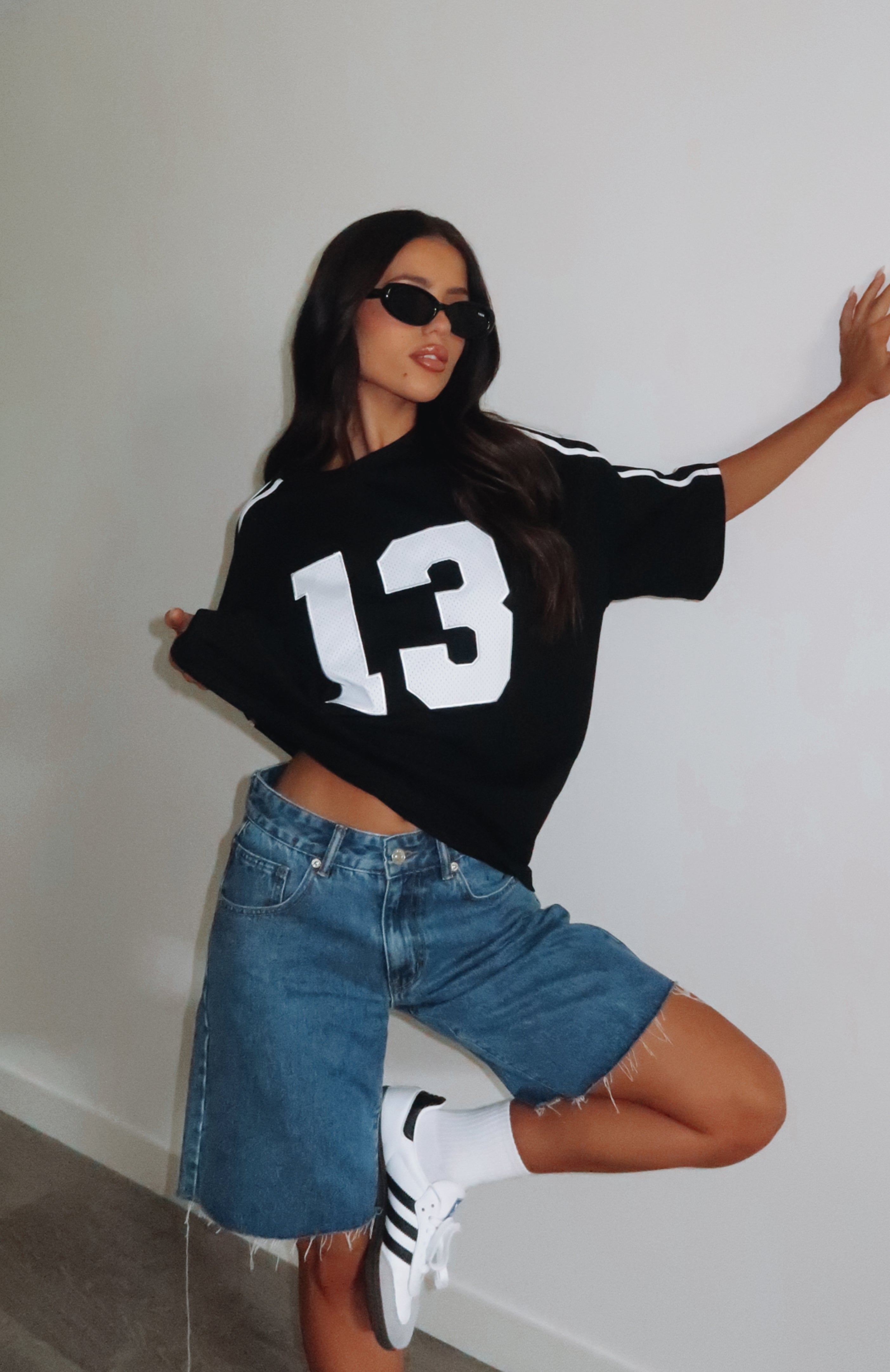 Always Statement Oversized Tee Black