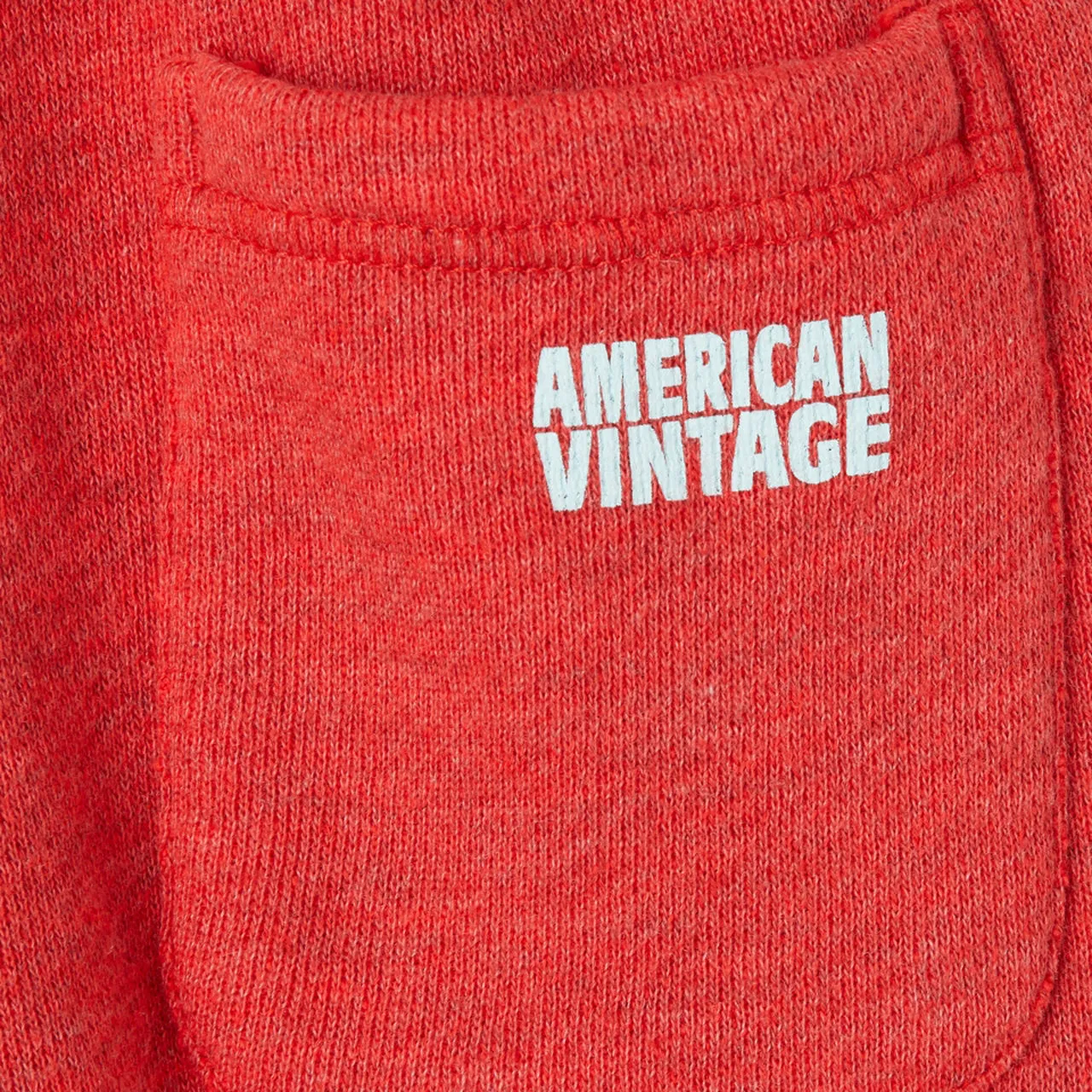 AMERICAN VINTAGE Red Doven Drawstring Sweatpants