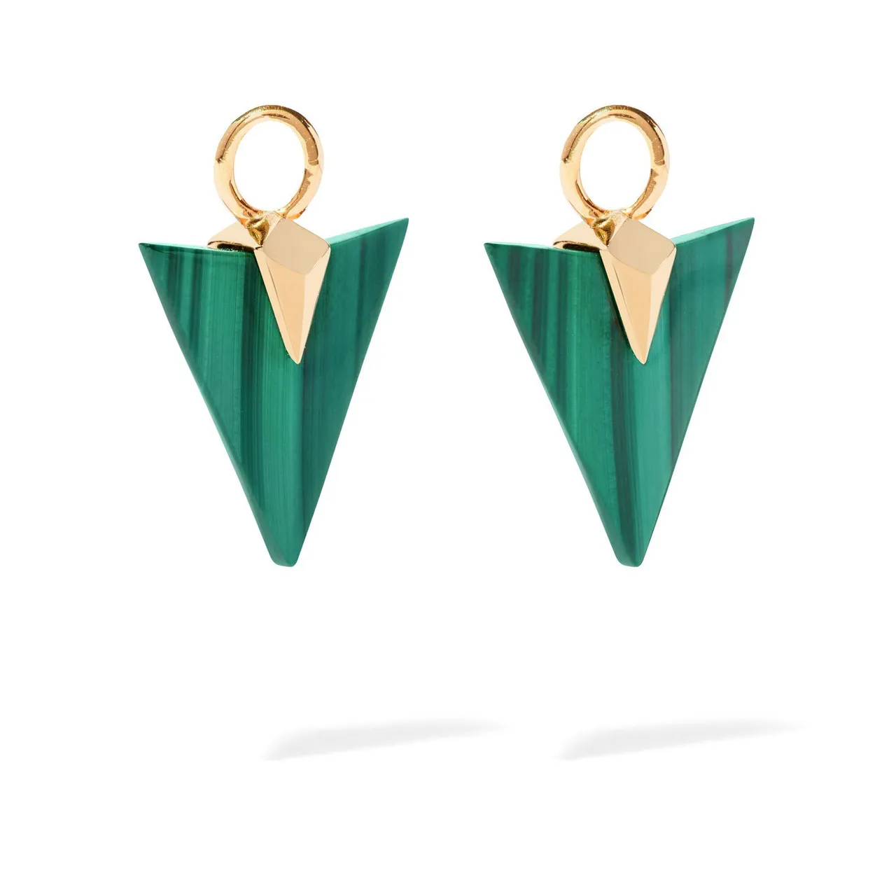 ANNOUSHKA malachite earring drops