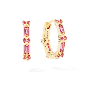 ANNOUSHKA sapphire hoop earrings