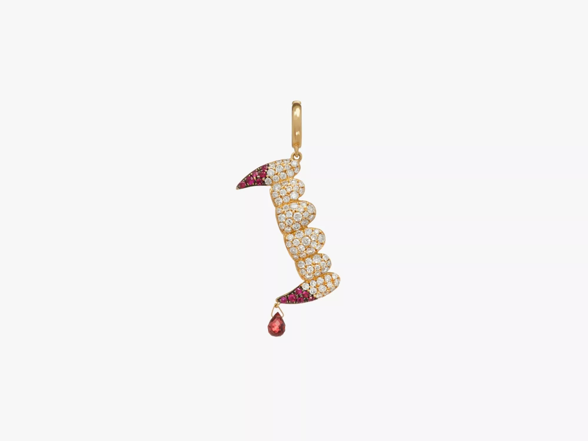 Annoushka x The Vampire's Wife Fangs Charm is a popular accessory collaboration that stands out for its unique vampire-inspired 