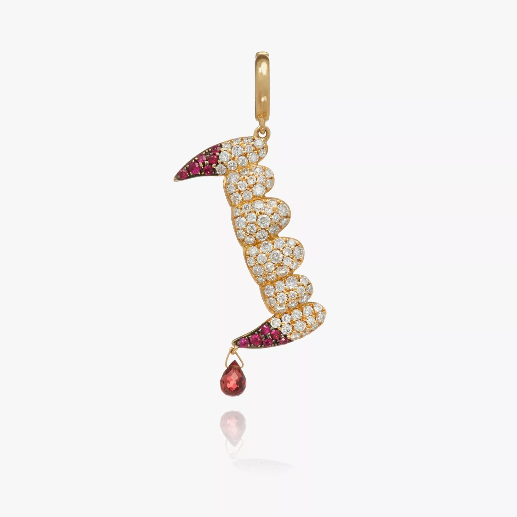 Annoushka x The Vampire's Wife Fangs Charm is a popular accessory collaboration that stands out for its unique vampire-inspired 