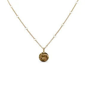 Annoushka Zodiac Pisces Pendant Necklace - Yellow Gold