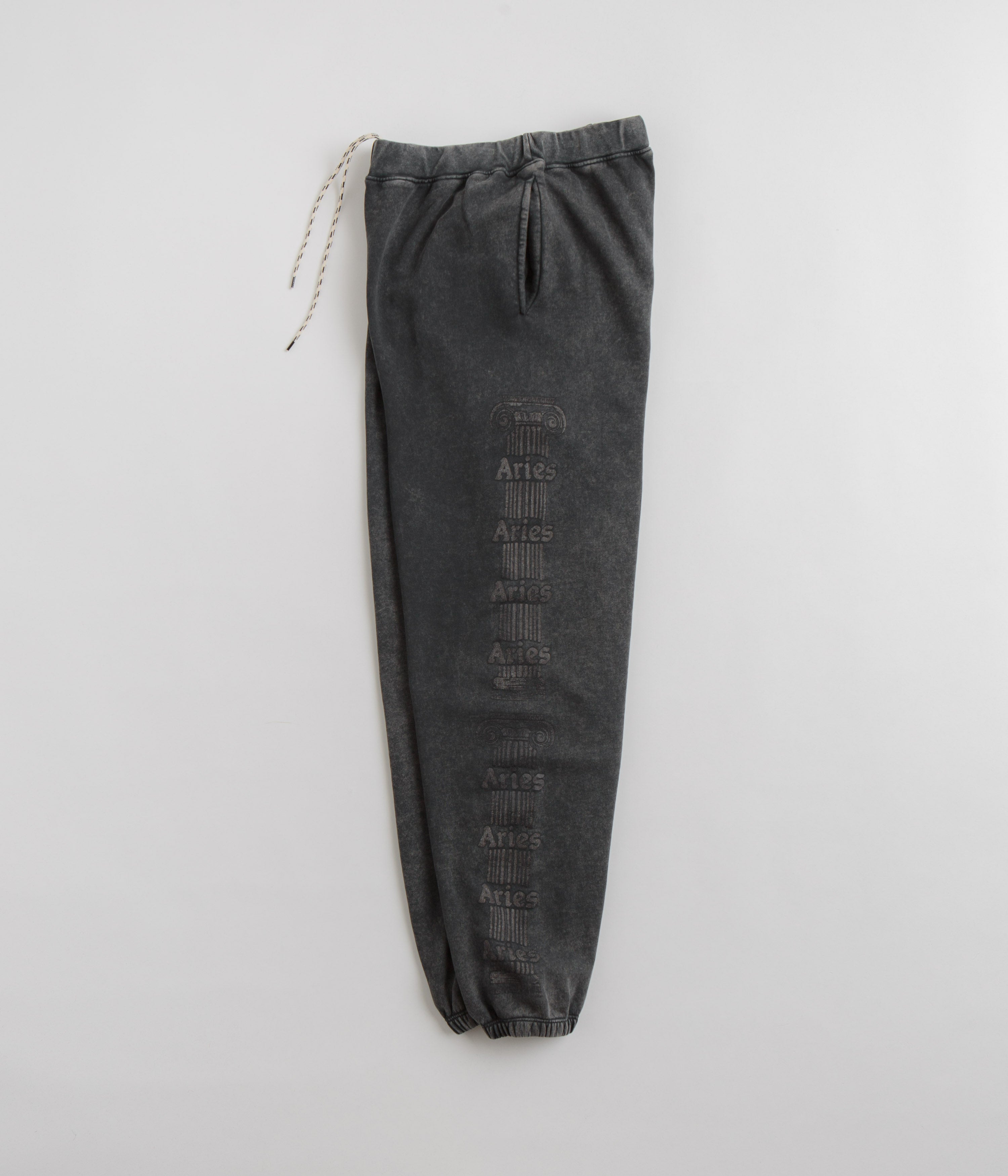 Aries Black Ancient Column Sweatpants