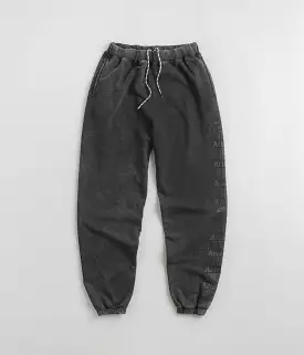 Aries Black Ancient Column Sweatpants