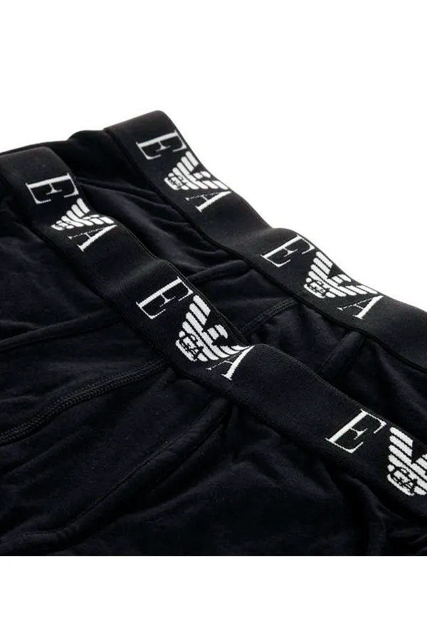 Armani Eagle Trunks 3 Pack Black