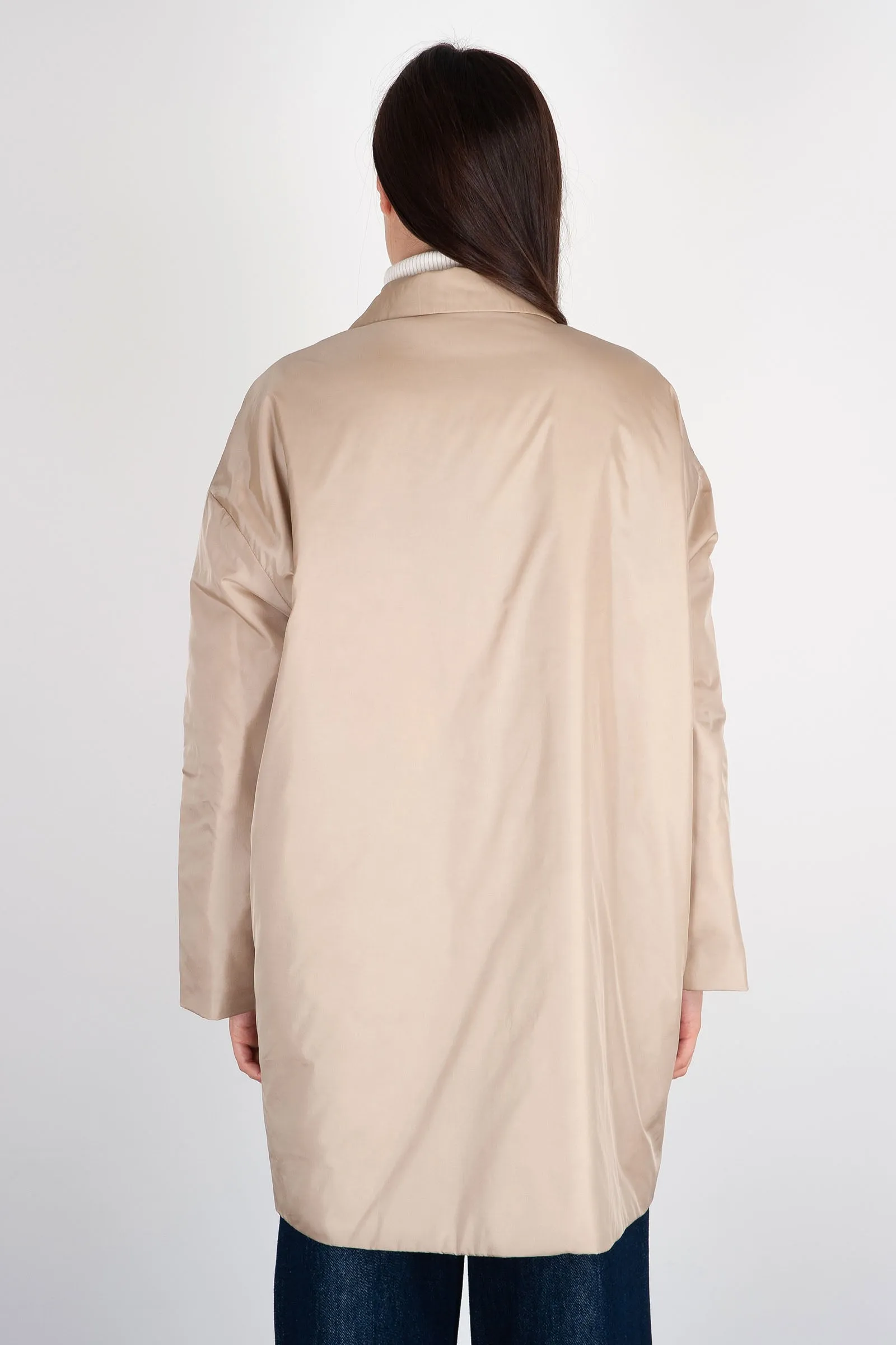 Aspesi Beige Nylon Teena Coat