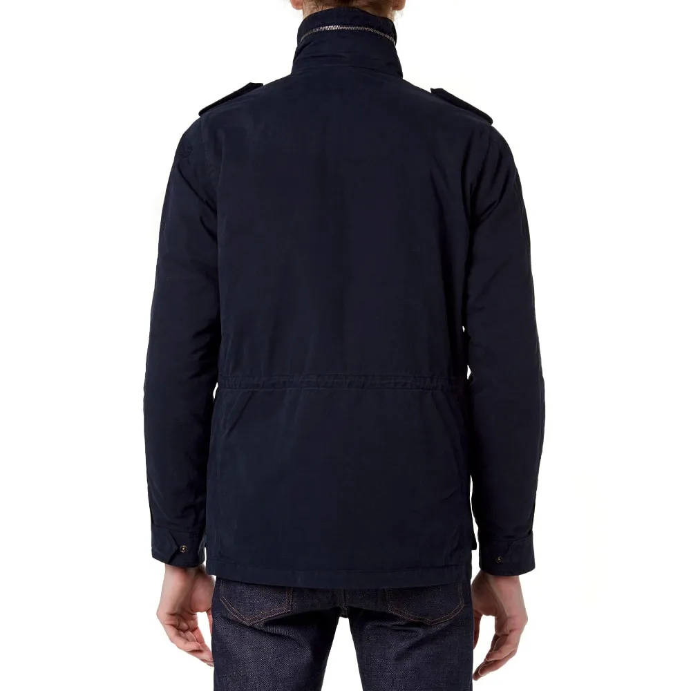 Aspesi Navy Blue Garment Dyed M-65 Jacket.