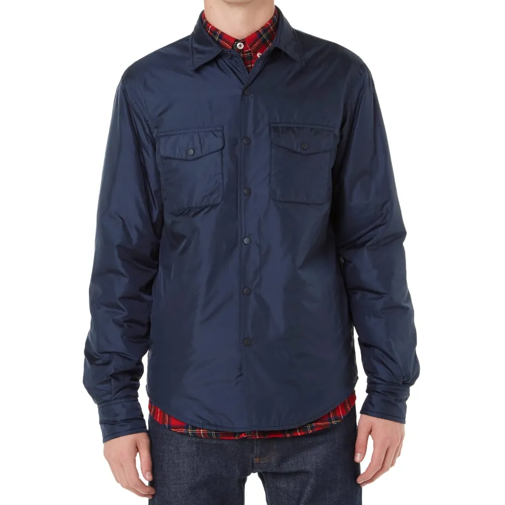 Aspesi Navy Double Pocket Overshirt