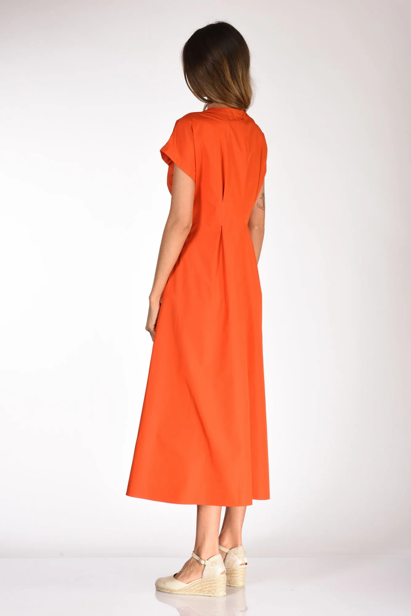 Aspesi Orange Worked Dress for Women