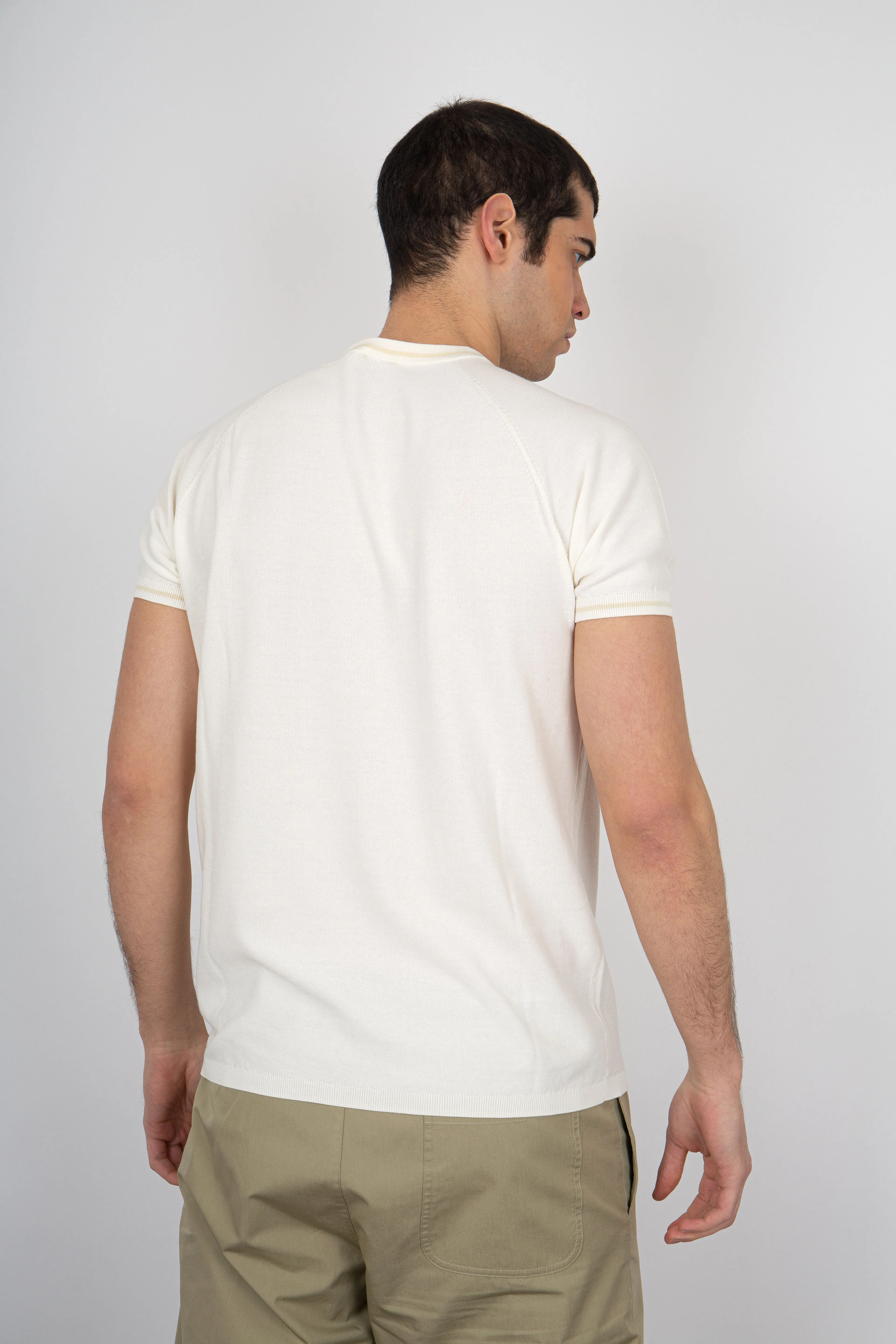 Aspesi White Cotton T-shirt