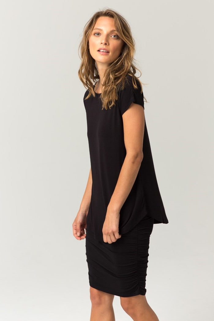 Bamboo Pia Tee - Black