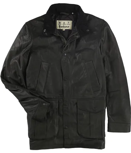 Barbour Leather Jacket for Men - Thomas