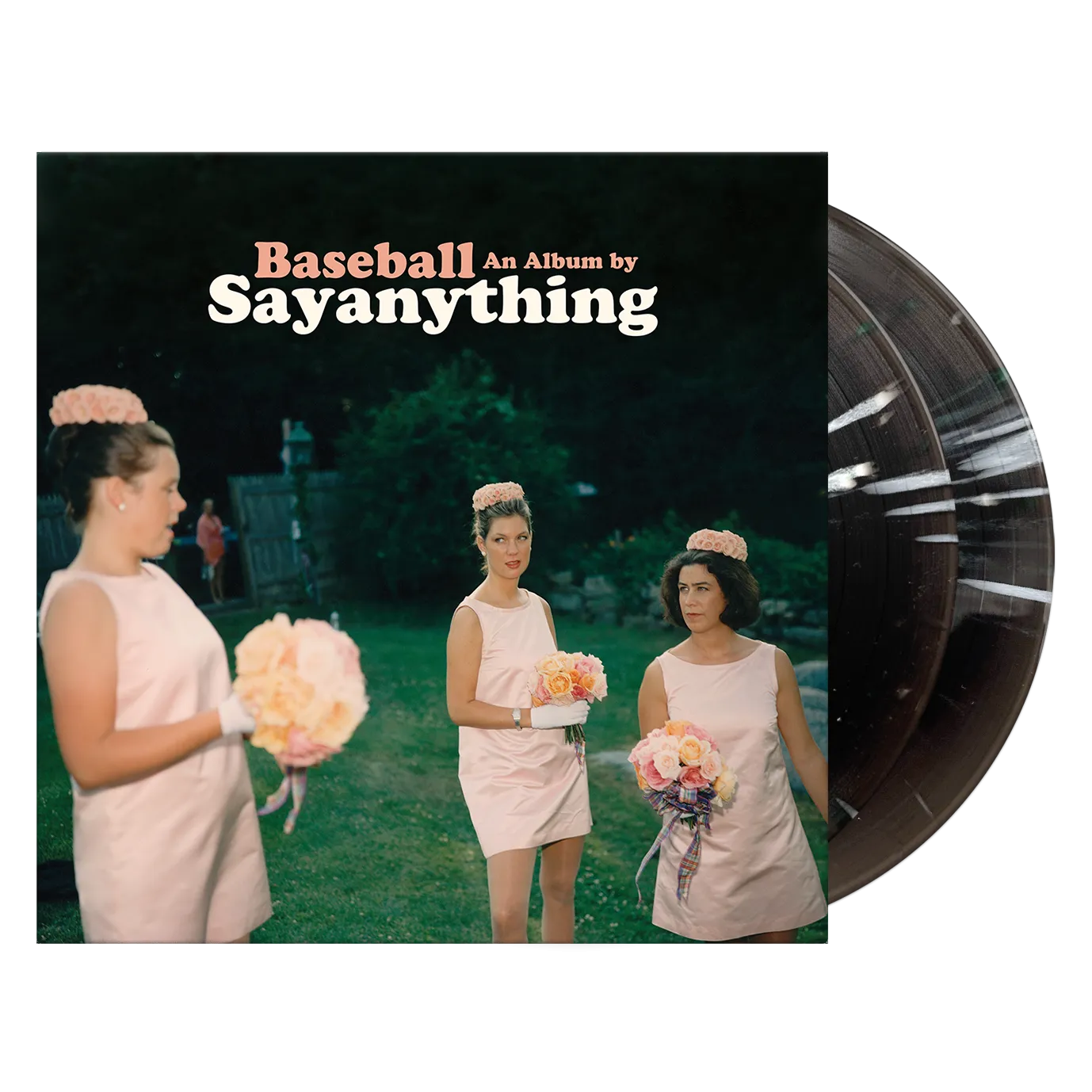 Baseball Vinyl - Limited Edition 2LP: Black Ice Ghostly w/ Bone, Pink & Evergreen Splatter | Only 300 Copies