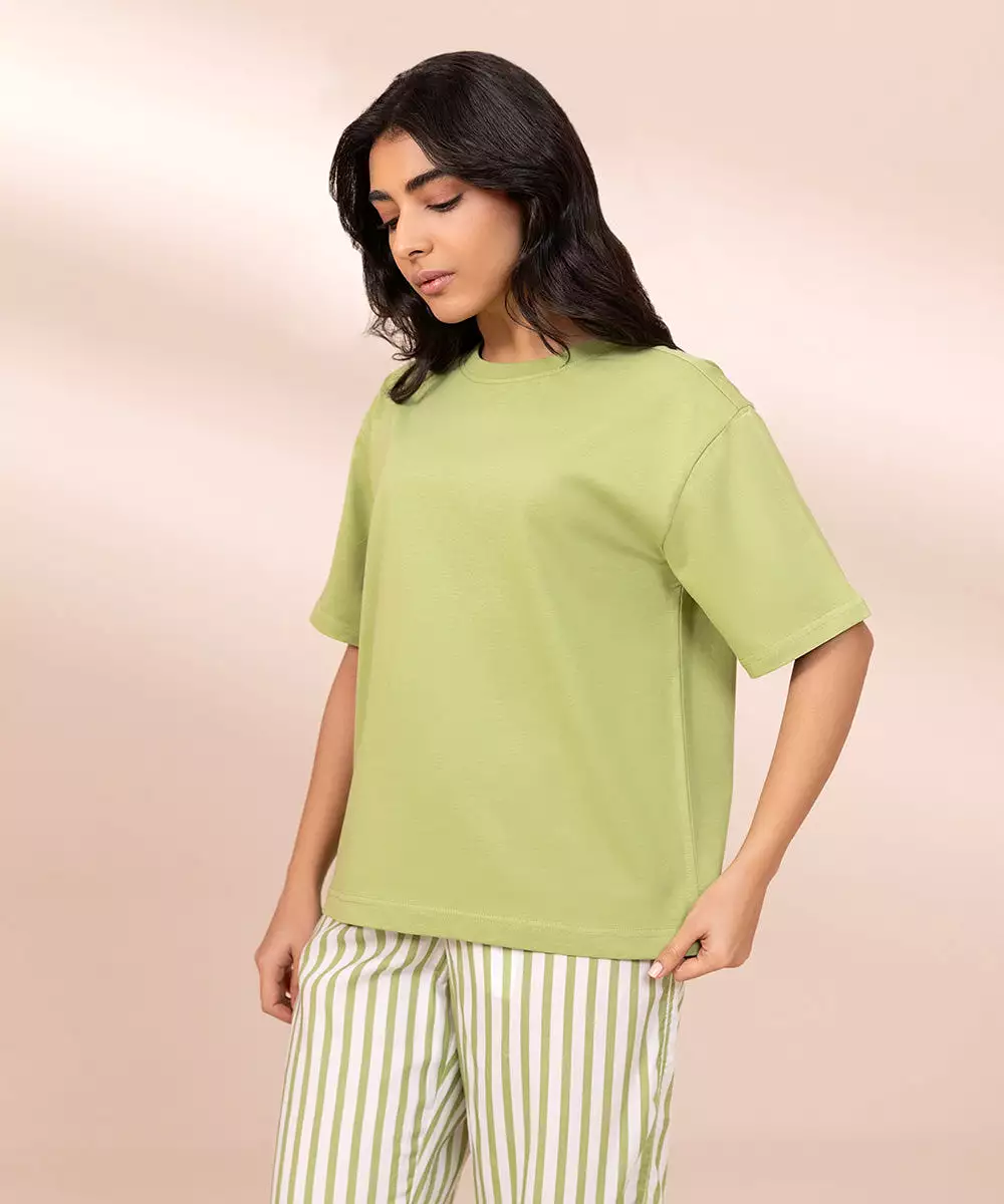 Basic T-Shirt with Round Neck