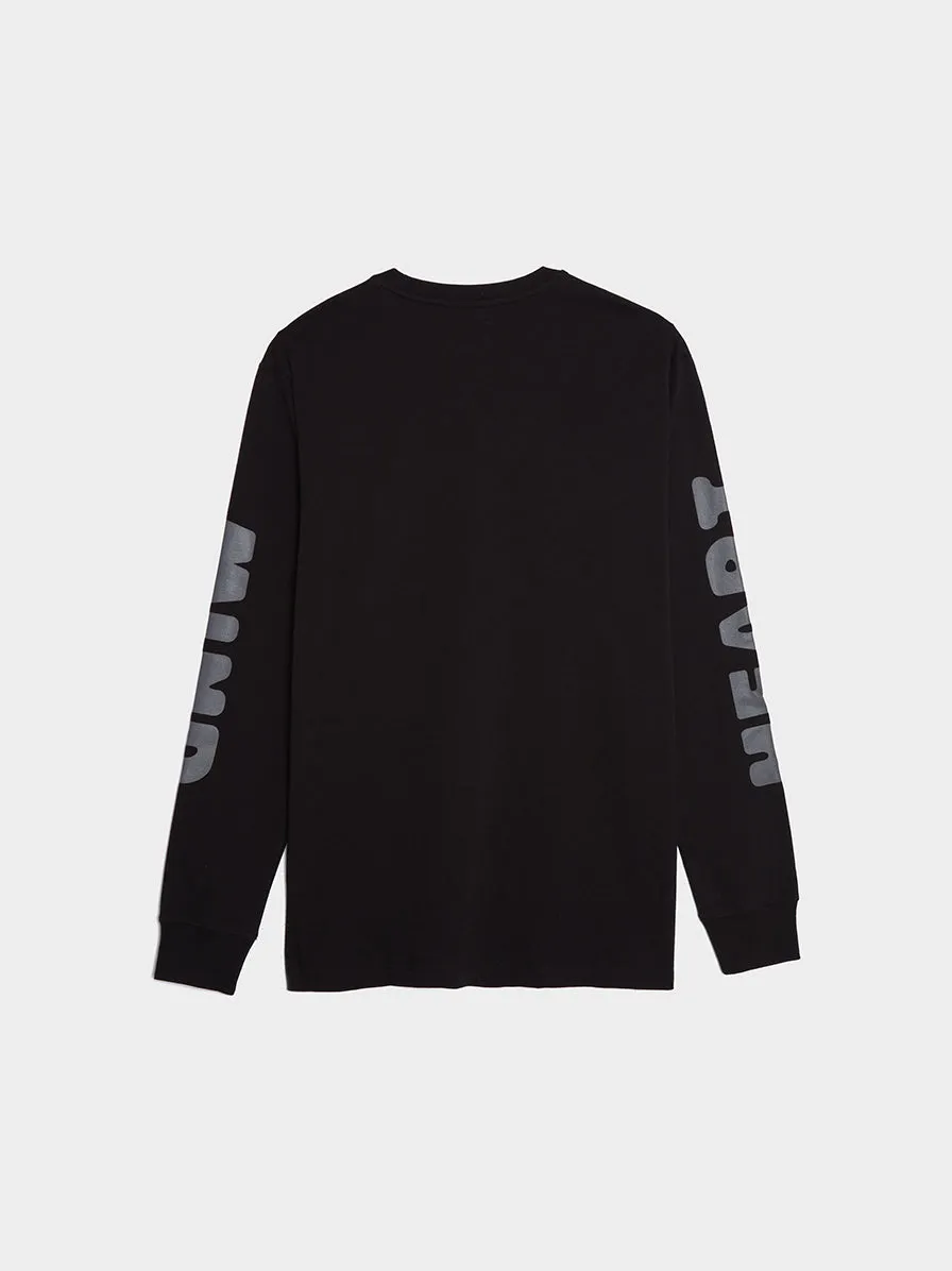 BB Mindset Long Sleeve Tee Black