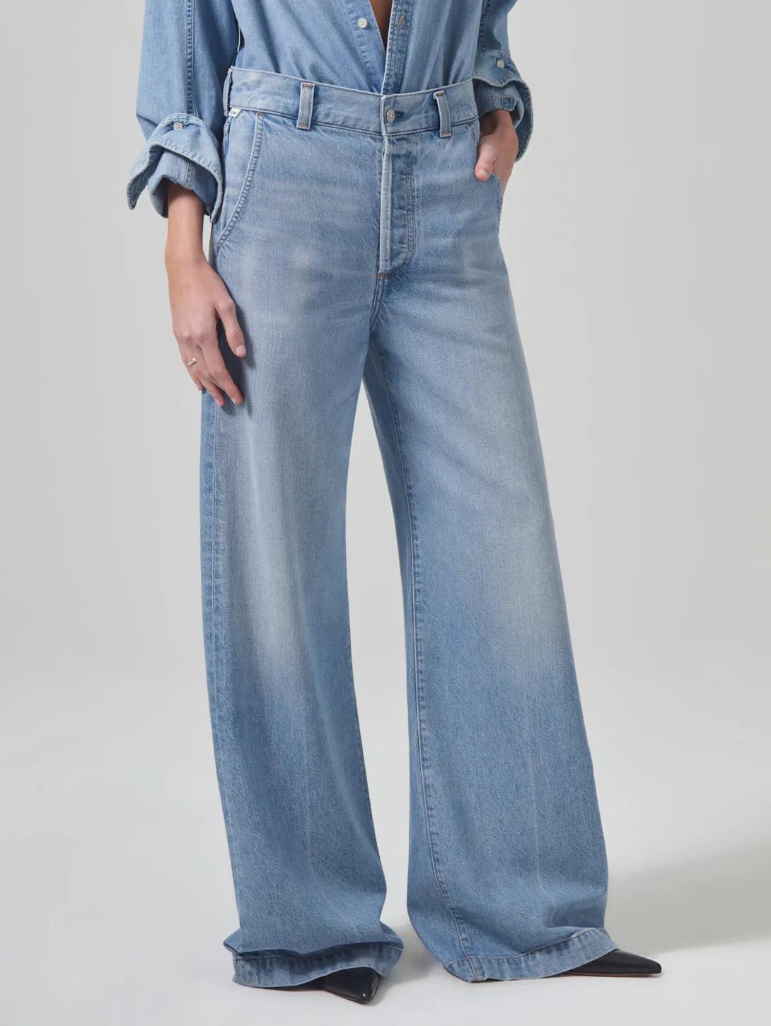 Beverly Trouser Jean - Moon