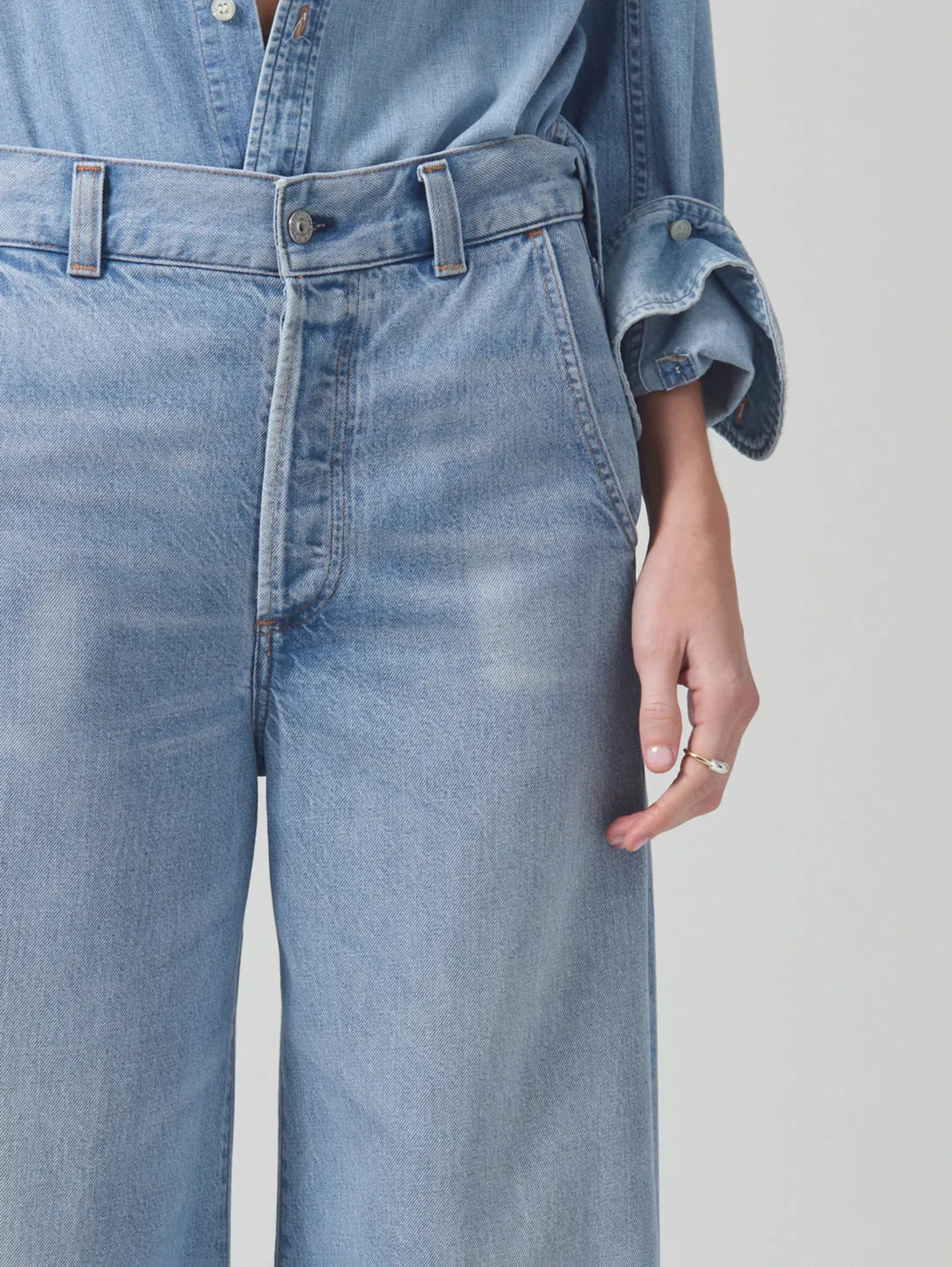 Beverly Trouser Jean - Moon