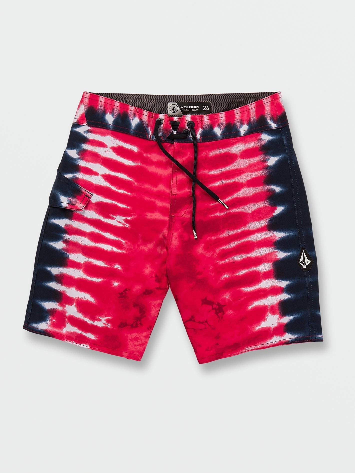 Big Boys 4th of July Red Swim Trunks