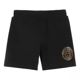 Black and Gold Medusa Shorts - Affordable and Stylish Shorts for Men - Shop Now!