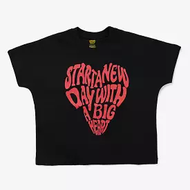 Black Girls' Short Sleeve Cotton Jersey T-Shirt by A New Day