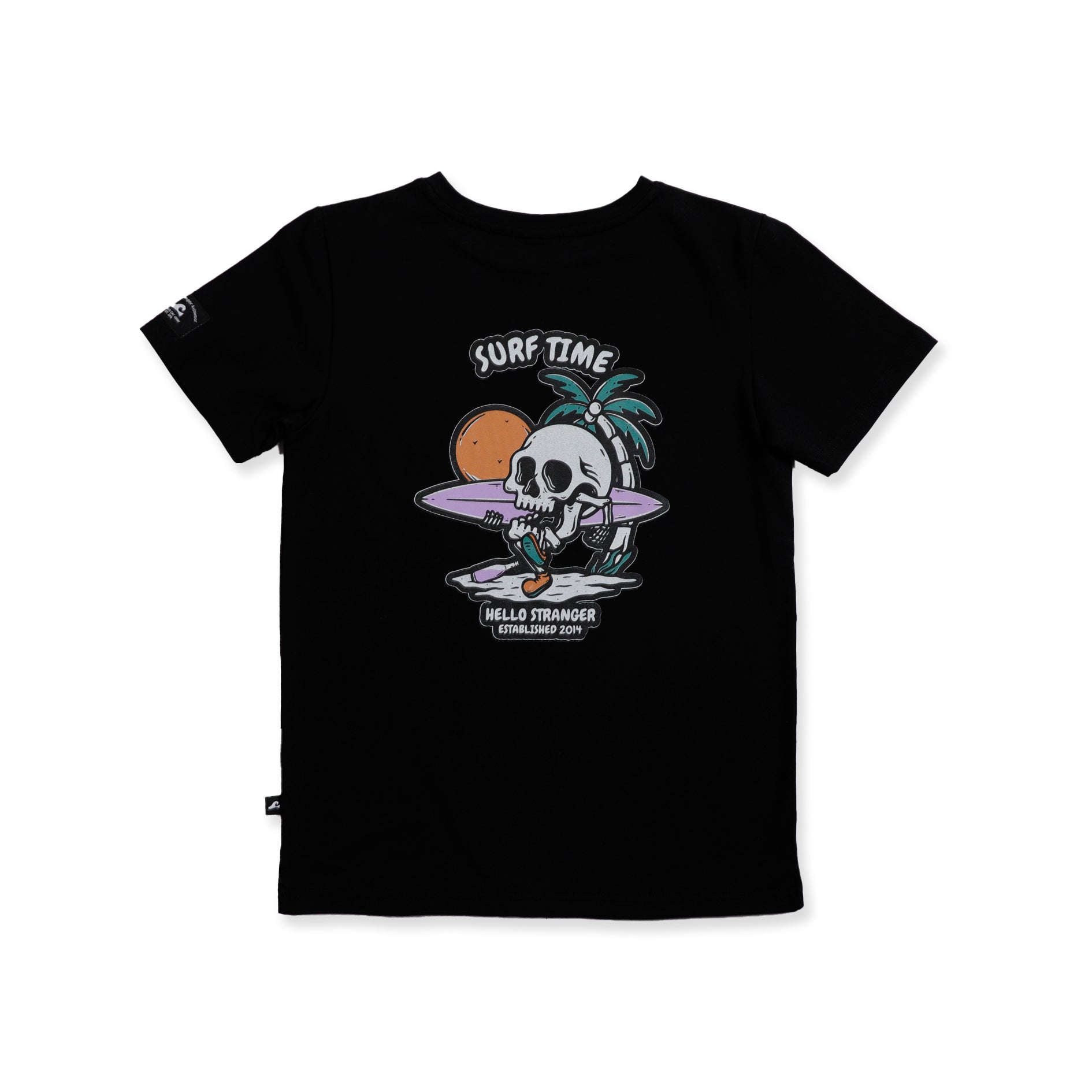 Black HS Surf Time SS Tee