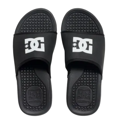 Black Men's DC BOLSA Slippers