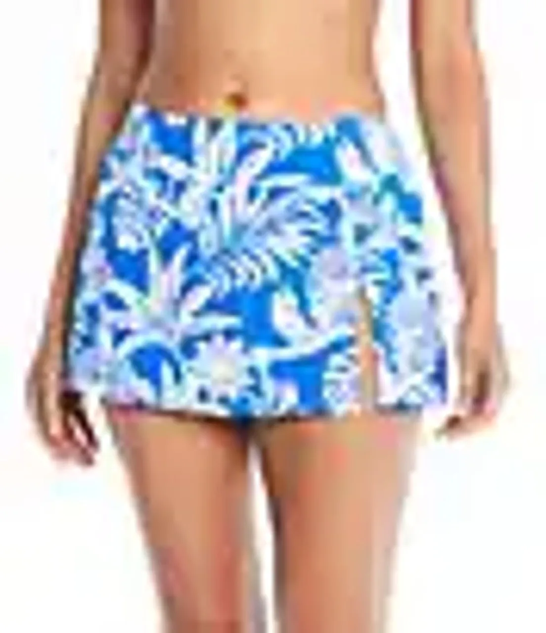 Rod Beattie Blue A Place in the Sun High Waisted Skirted Bottom